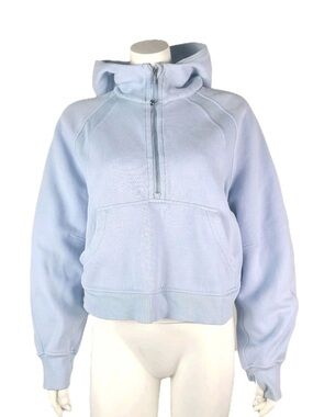Lululemon Scuba Oversized Half-Zip Hoodie Light Blue XL